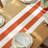 Orange Striped Table Runner 108" x 14"-27798593-27778789