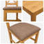 4 -Person Oak Solid Wood Dining Set-2046015787