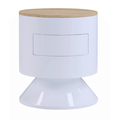 Otith Night Table,  High Gloss 97596