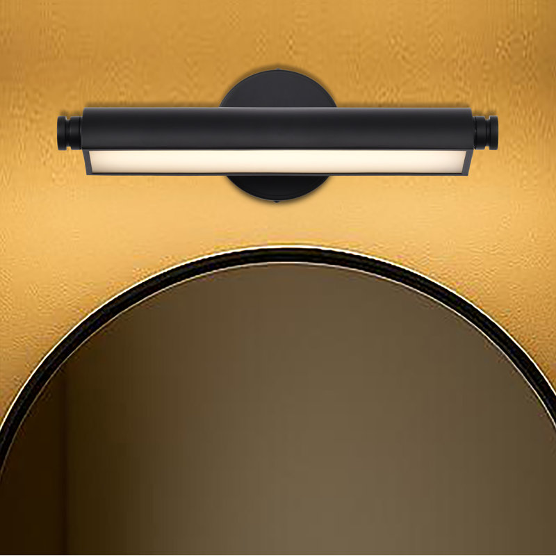 Auden - LED Vanity - 3 CCT Selectable - Acrylic Lens, Black, 17.75" Width