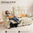 Electric Power Loveseat Recliner with Heat and Massage, USB Ports, Cup Holders, Faux Leather-117051127