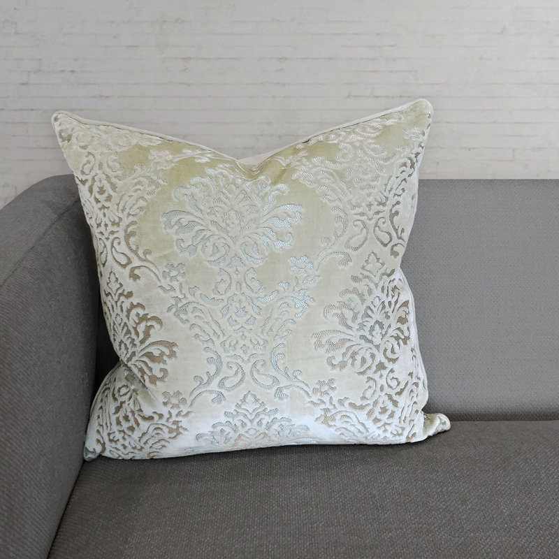 Square Pillow Cover & Insert, 23" x 23", Cream