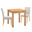 Madelynn 2 - Person Solid Oak Dining Set-129994709-101956045
