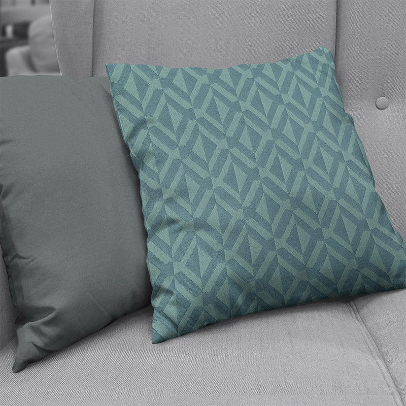 Tissu jacquard Abbeyshea Idéal par The Yard, Aigue-marine