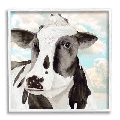 Vache et ciel nuageux par Melissa Wang