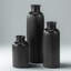 Ensemble de 3 vases en céramique noire, décorations de maison de ferme moderne Boho pour table, tablette, cuisine, salon, chambre à coucher, salle de bain et centre de table