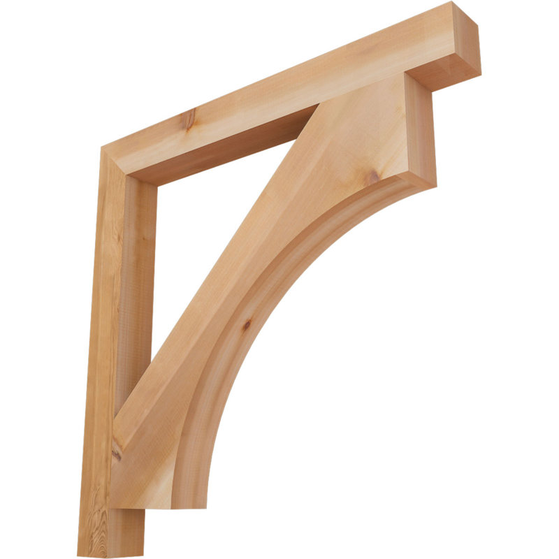 Support Westlake Block, Cèdre rouge de l'Ouest (lisse), H 38 po x l 3,5 po x P 38 po