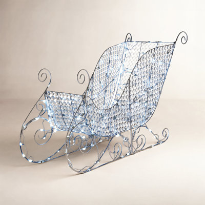 The Holiday Aisle® 5' Lighted Santa's Sleigh