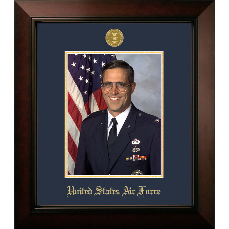 Air Force Portrait Legacy Picture Frame, Gold