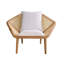 Chaise de loisirs Tectona 41 po x 32 po x 29,5 po