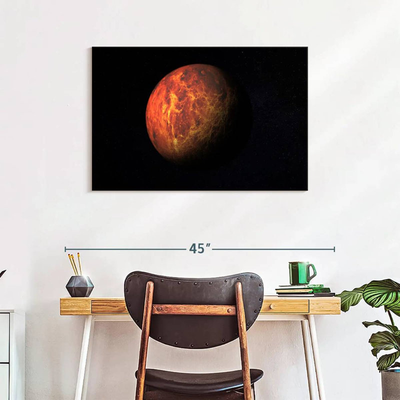 Oberle Planet Mars, 24" H x 36" W