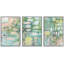 «Vibrant Textured Abstract Multicolore», 3 pièces-99077930-99077928