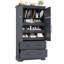 Armoire de rangement de salle à manger 4 portes avec plateaux coulissants, tiroirs et rangement pour moules à gâteaux-184932999