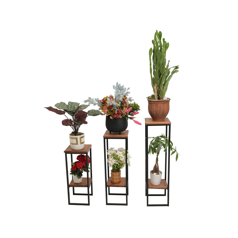 Tables gigognes en bois massif avec rangement Aakash