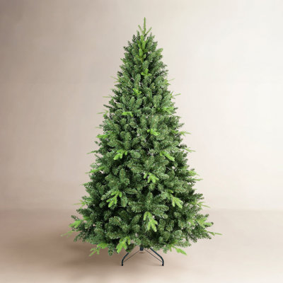 Artificial Green Spruce Christmas Tree with Metal Stand
