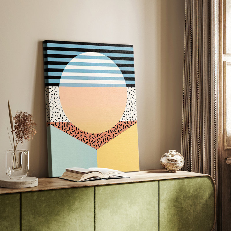 Modern Memphis III - galerie sur mesure, H 27 po x l 18 po