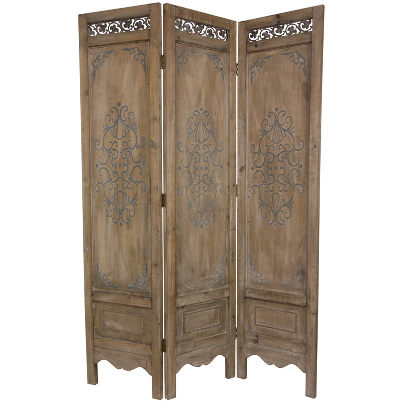 Cloison pliante en bois massif l 51 po x H 72 po Zimmerman