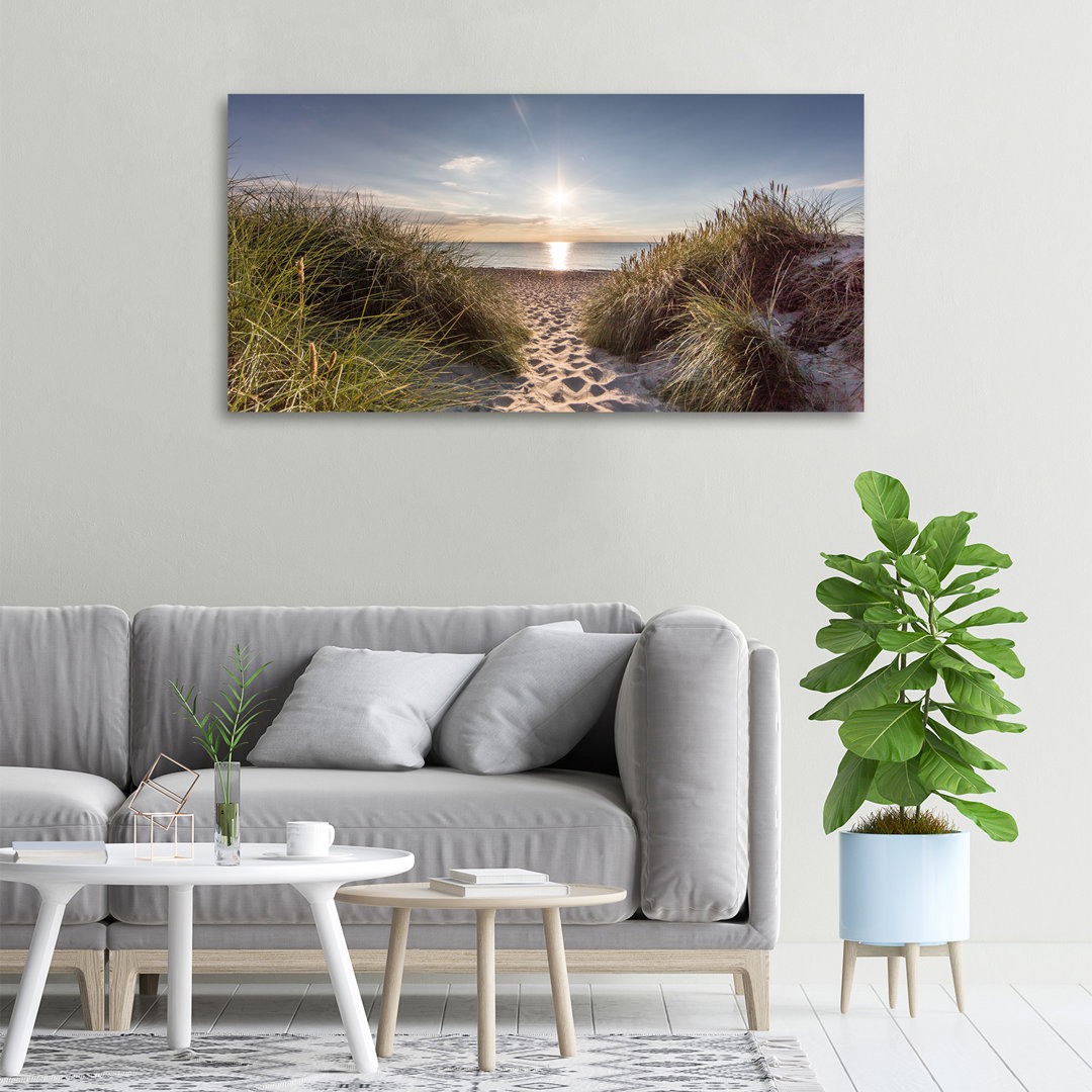Coastal Dunes - No Frame Print on Canvas