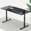 Adjustable Metal Base Computer Desk