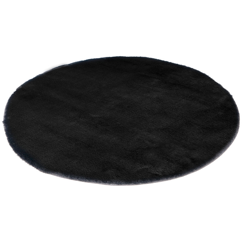 Cha Cha Hand Tufted Dhurrie, Black, Rectangle 160 x 230cm