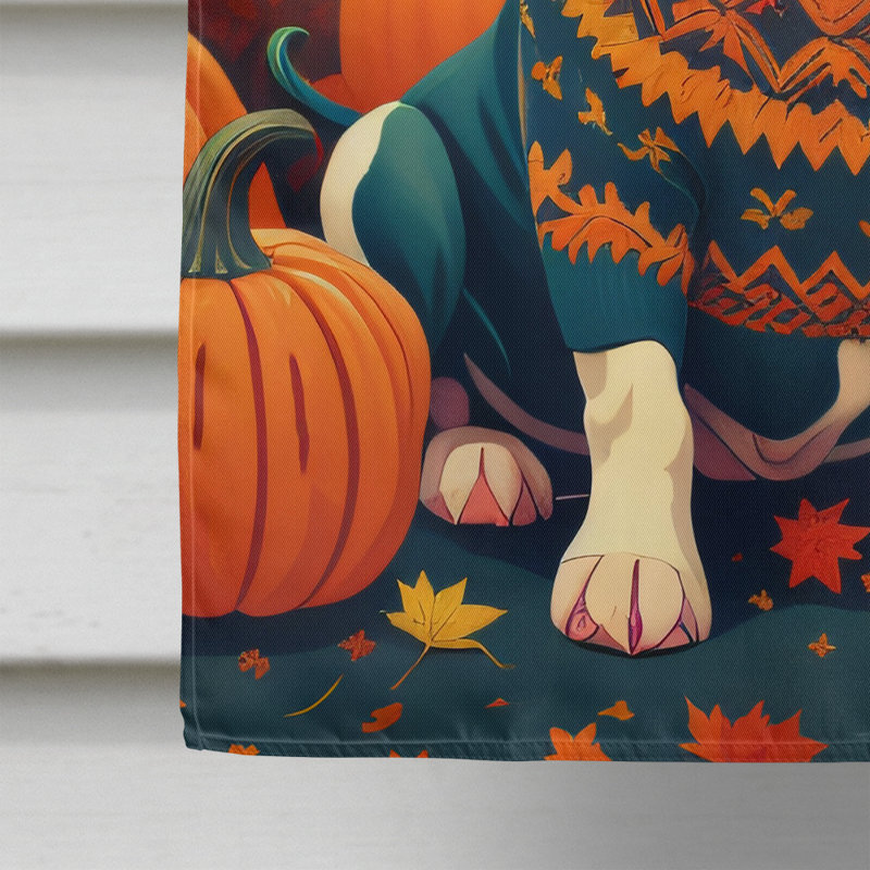 Pit Bull Terrier Fall House Flag