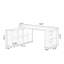 Bureau rectangulaire en bois massif brun noisette-1482854752