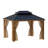 Patio Hardtop Double-Roofed Metal Patio Gazebo Multiple Sizes-111705239-111705237