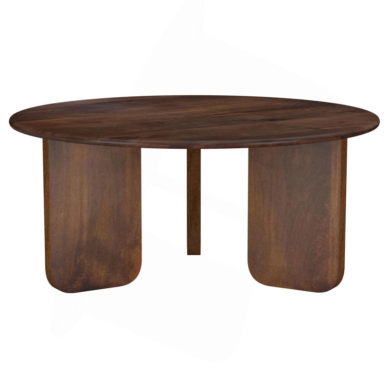 Columbo Brown Round Coffee Table