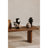 Cognac Solid Wood Bench