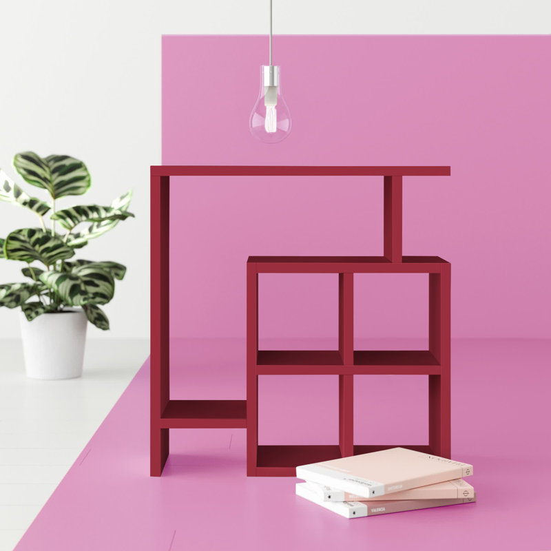 Table de bout avec rangement Frame, Bourgogne