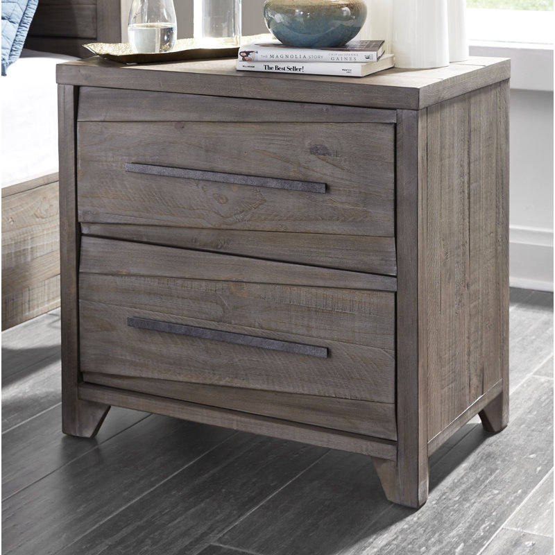 Fidelina 28'' W Solid Wood Nightstand