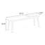 Banc en bois massif noir-1892460973