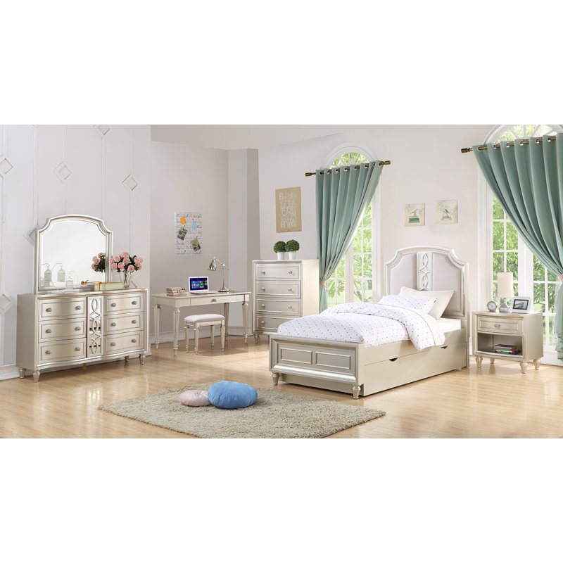 Lit simple avec lit gigogne skeffingt