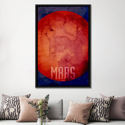 « the planet mars »-impression sur toile sans cadre Karlskrona