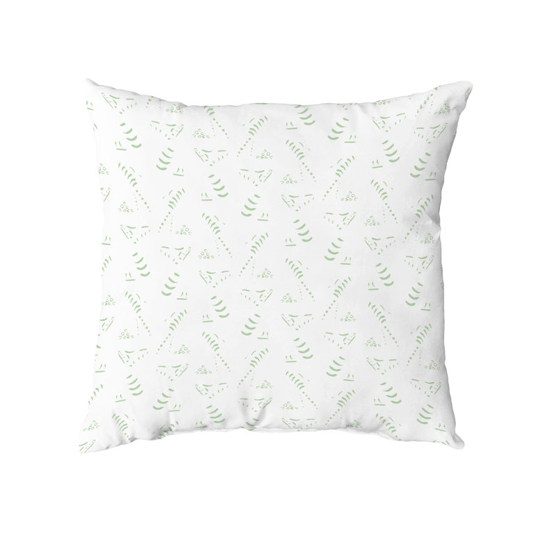 Housse de coussin carré et insert, 20 po X 20 po, Vert clair
