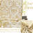 Grommet Vintage Damask Patterned Linen Curtains for Bedroom Vintage Curtains-1861175287-1863722962