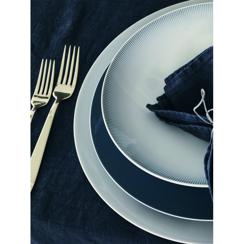 TAC Porcelain Dinner Plate, Blue