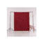 Tapis décoratif moderne à motifs de spirale ondulée rouge et rouge-449124394