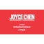 Joyce Chen 8 "Deluxe et 6" ciseaux illimités 2 pièces, bleu marine foncé et poignées rouges