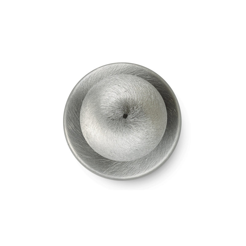 Poignée champignon Expression de 1 1/4 po de diamètre, Chrome brossé