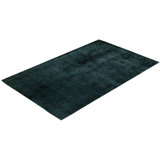 Overdyed One-of-a-Kind 3' 3" X 5' 3" Hand Knotted Area Rug