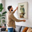 Geometric Owl Scandinavian - Wrapped Canvas-849343030-849343034