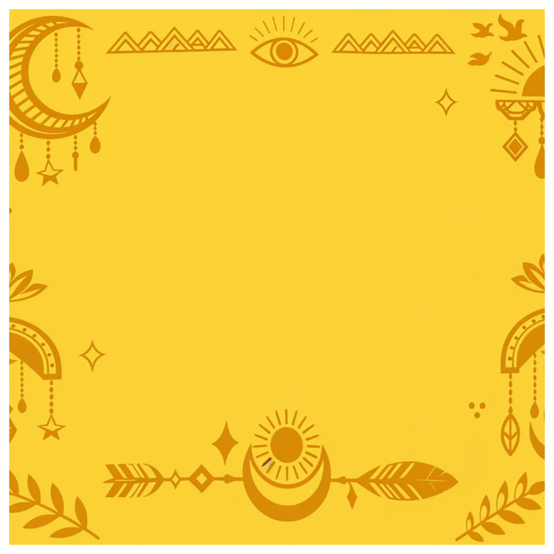 Tapis de bain Yellow Bohemian Elements, 34in W x 21in L