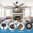 Ladanna 8-Blade Integrated LED Ceiling Fan-1586953756-1586953750