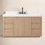 Everett Single Wide Vanity-Satin Light Wash Oak-529363287