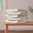 Deep Ombre Striped Handmade Woven Throw Blanket with Fringe-1556797320