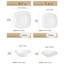 48 Piece Porcelain China Dinnerware Set - Service for 12 