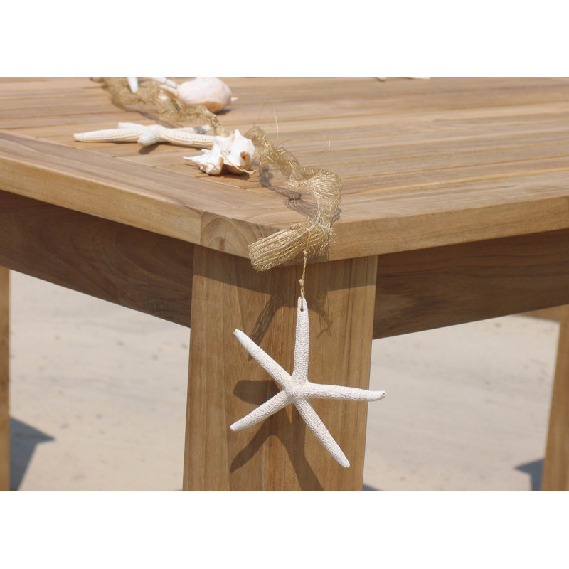 Hamlin Square Teak Outdoor Dining Table , 100cm cm W 100cm cm D