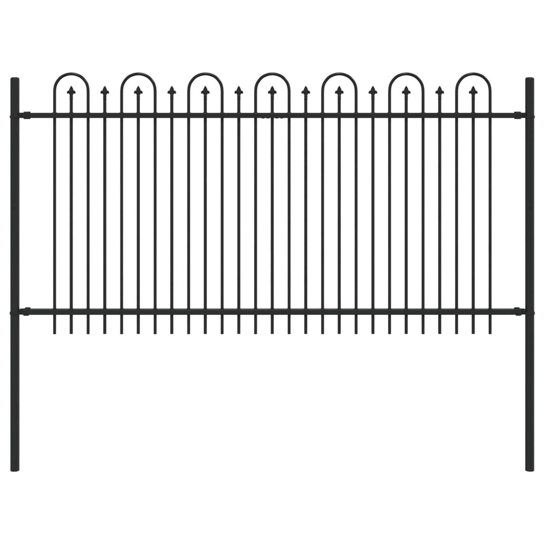 Powder-Coated Steel Fence Panels Included