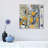 Seated Figures In Urban Landscape II by Pamela Staker - Painting on Canvas-1025733158-1025733152